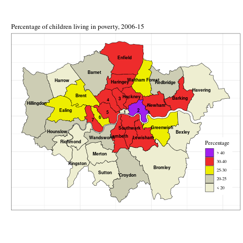 london poverty